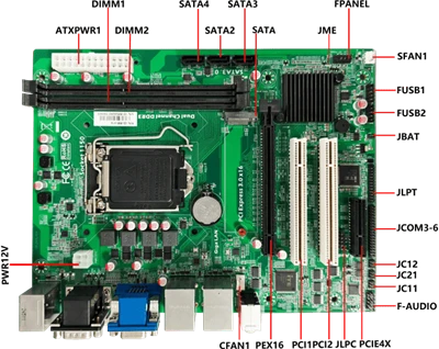 Intel Q87 Micro-ATX Industrial Motherboard With Dual LAN, 6 COM And Legacy PCI Support